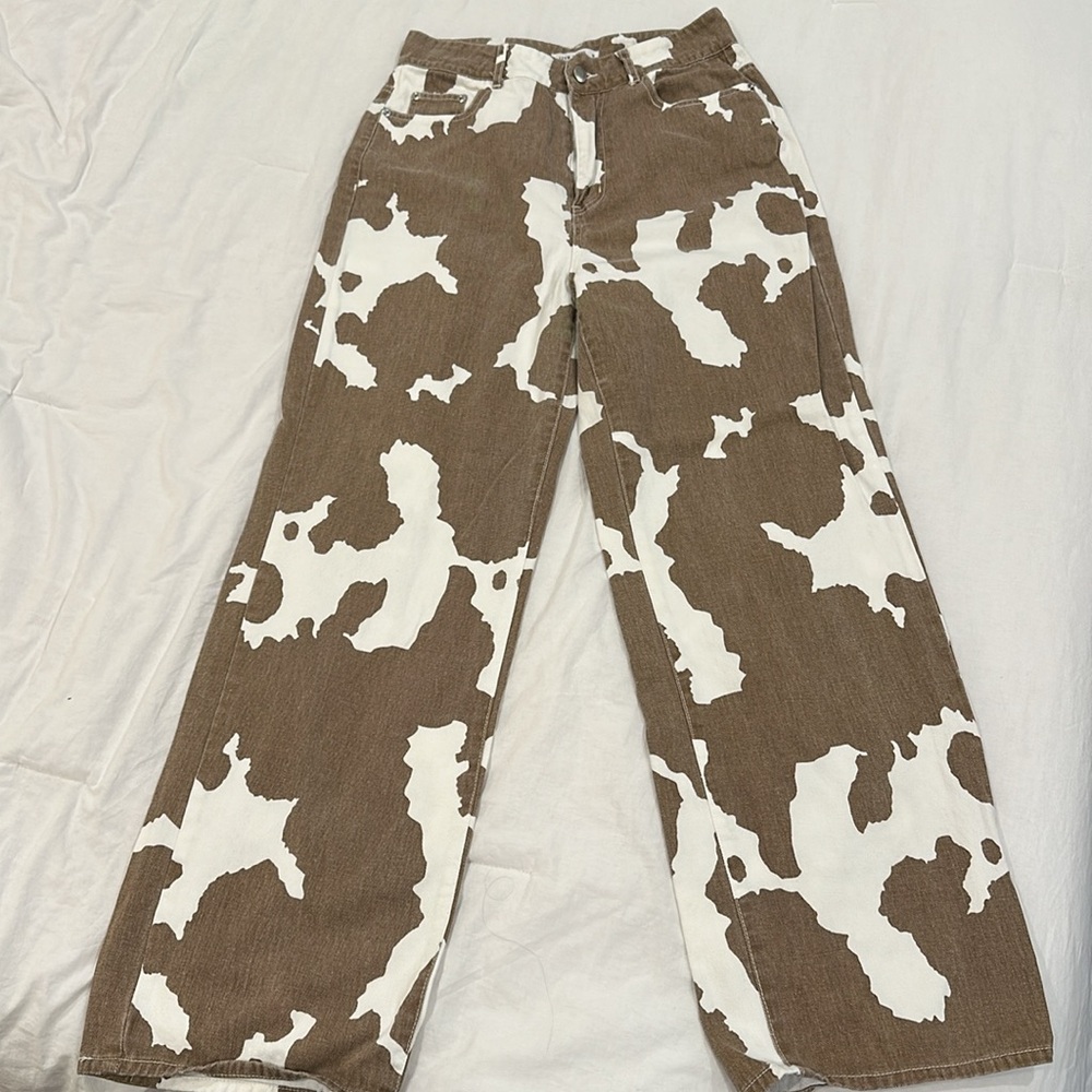 Midland Cow Print Jeans